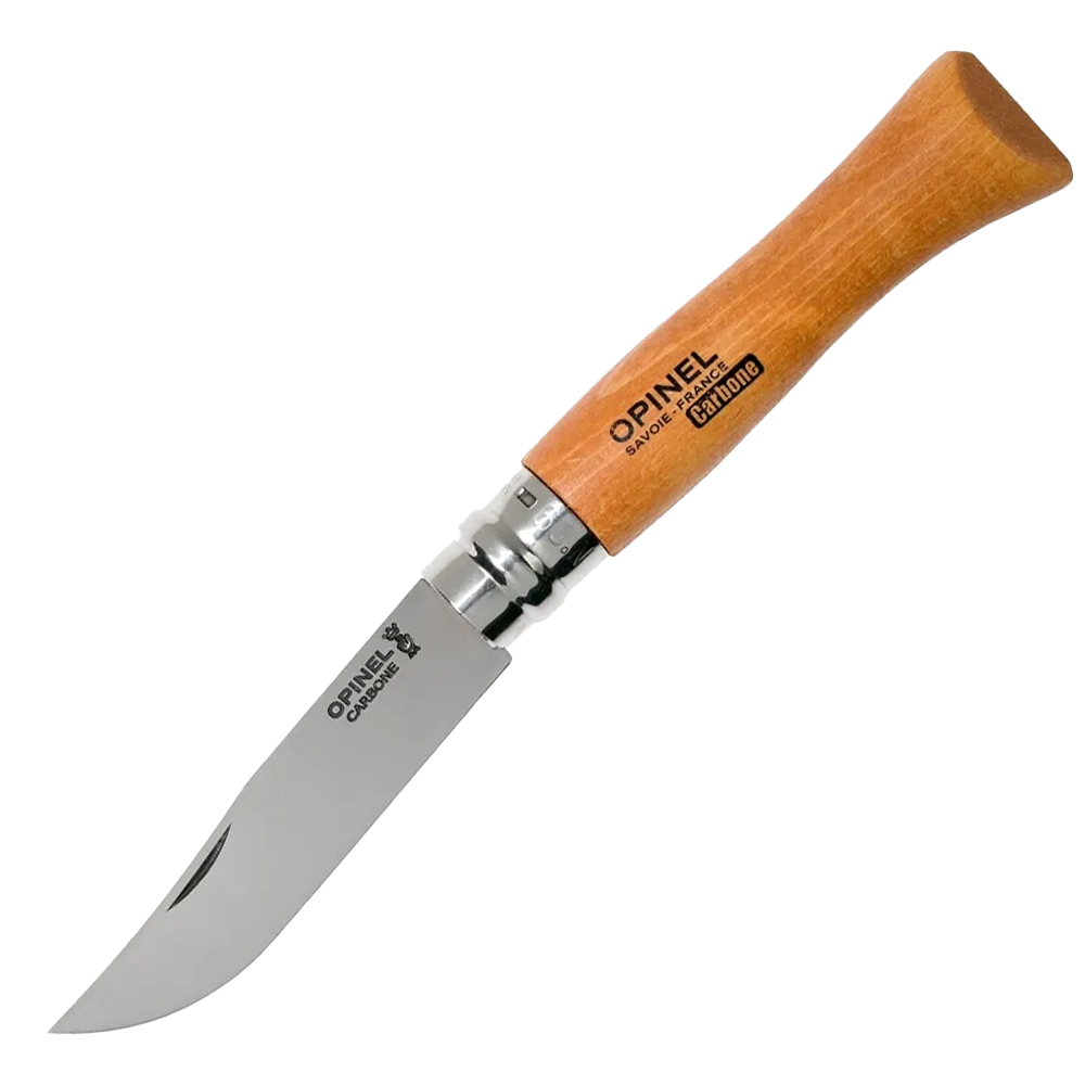 нож складной opinel 7 nature волны Нож складной Opinel №09 Carbon бук