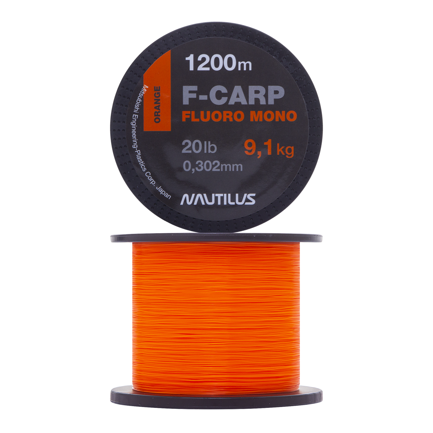 Флюорокарбон Nautilus F-Carp Fluoro Mono 0,302мм 1200м (orange)