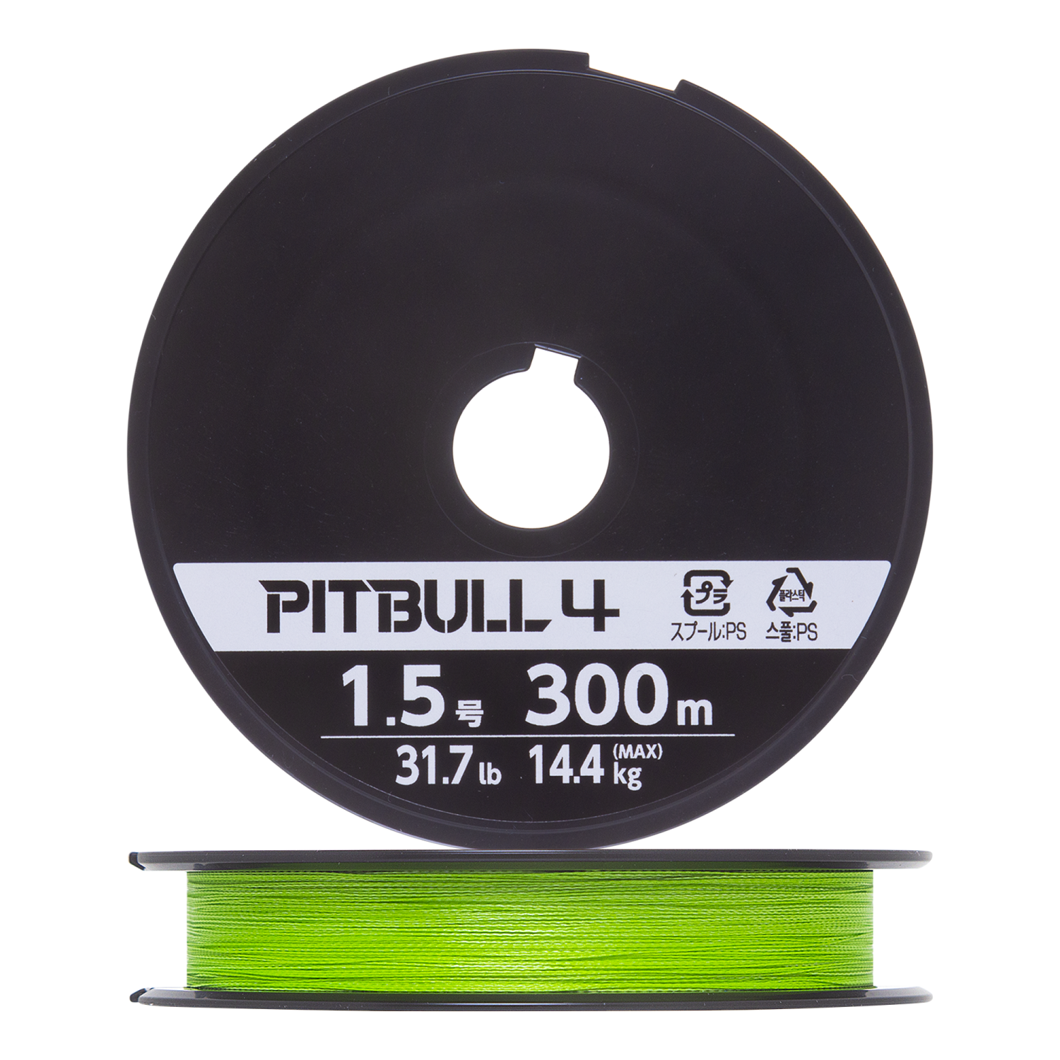 Шнур плетеный Shimano Pitbull 4 #1,5 0,205мм 300м (lime green)