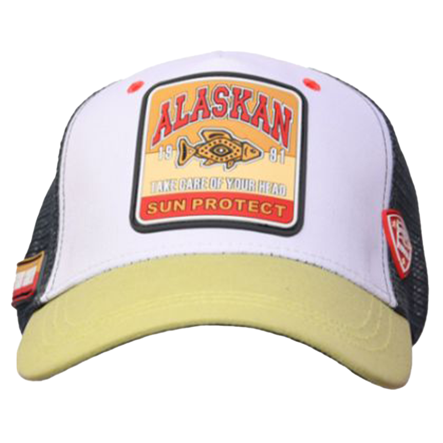 Бейсболка Alaskan Commodore Mesh белый/серый