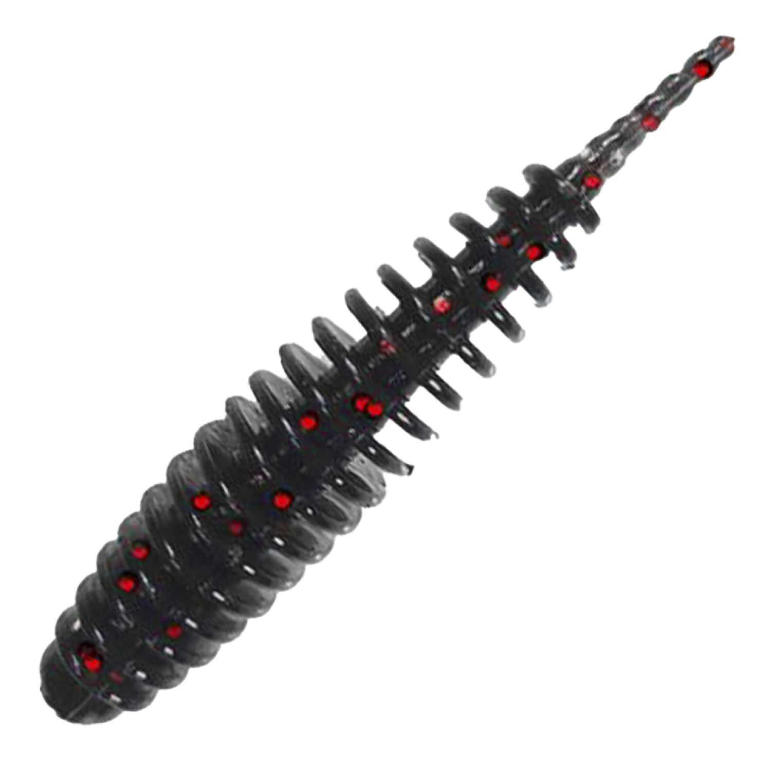 Приманка силиконовая Attack TNT JR UL 1,6" #RS-009 Black Red Flk