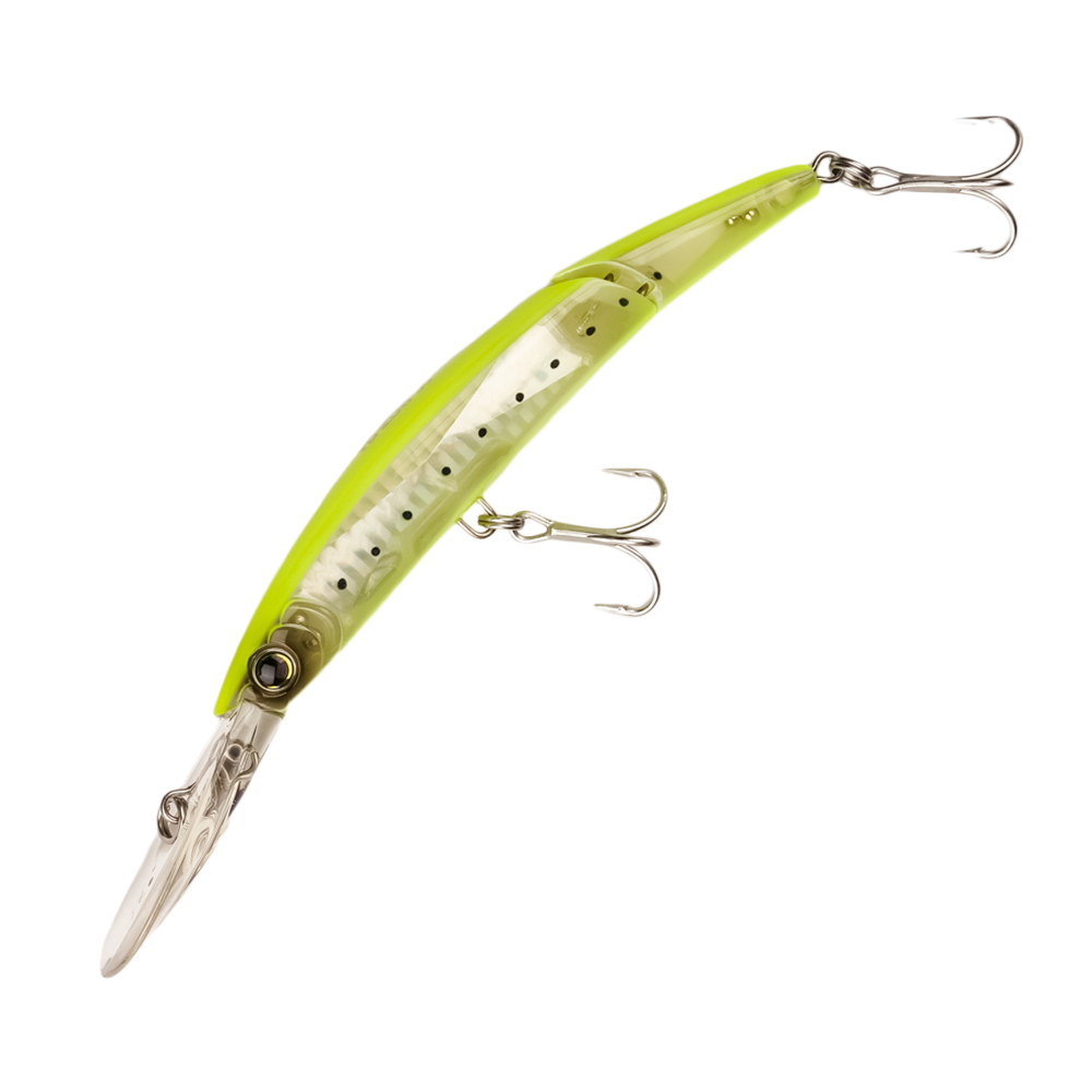 Воблер Yo-Zuri Crystal 3D Minnow Deep Diver Jointed 130 F F1155 #GHCS - 2 рис.