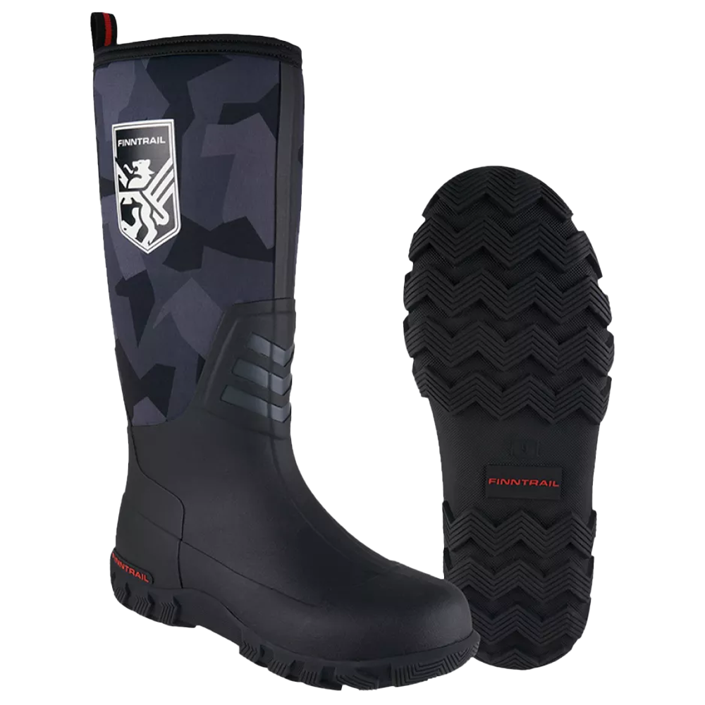 Сапоги Finntrail Outlander 7516 р. 10 (43) CamoShadowBlack