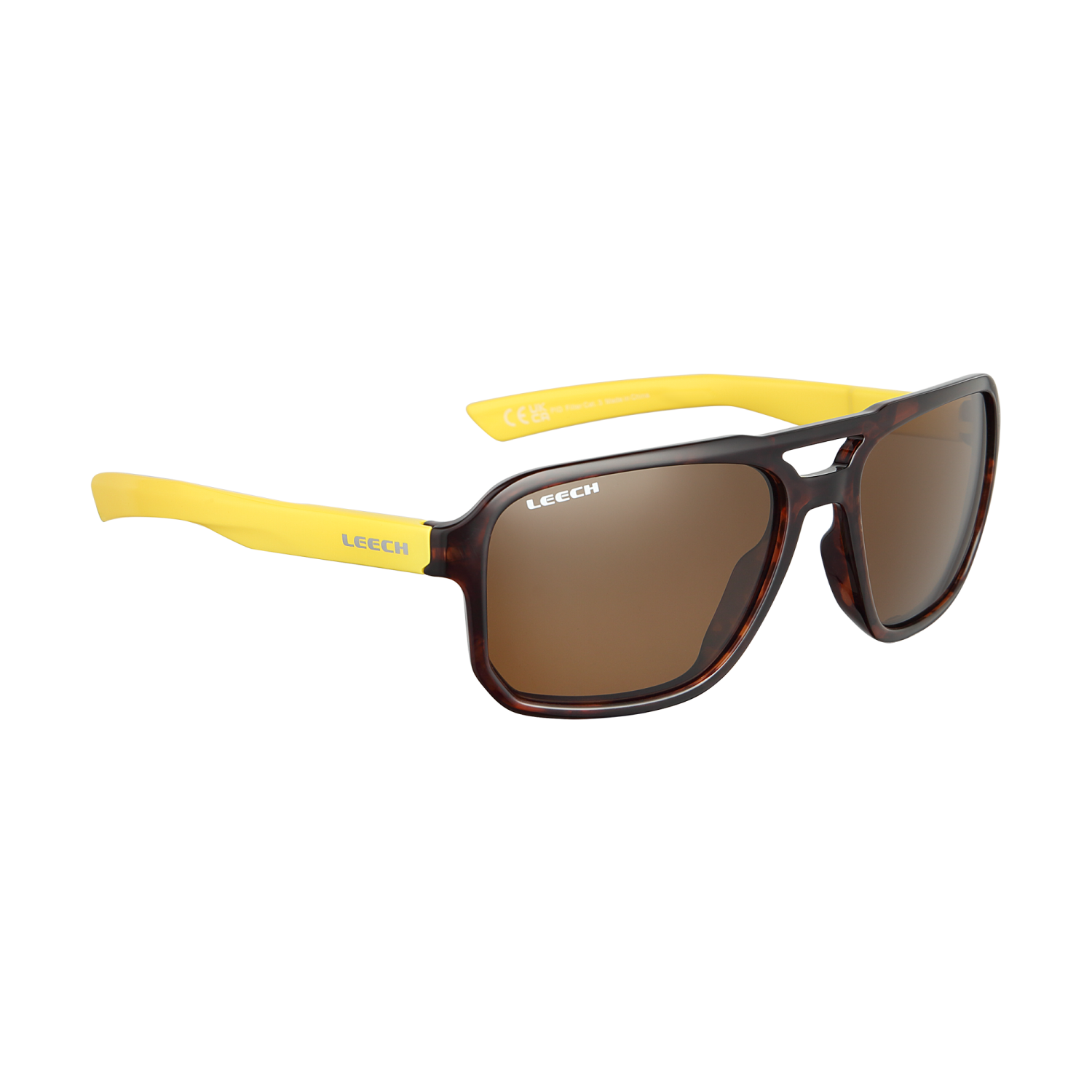 Очки солнцезащитные поляризационные Leech Eyewear ATW9 Yellow - 2 рис.