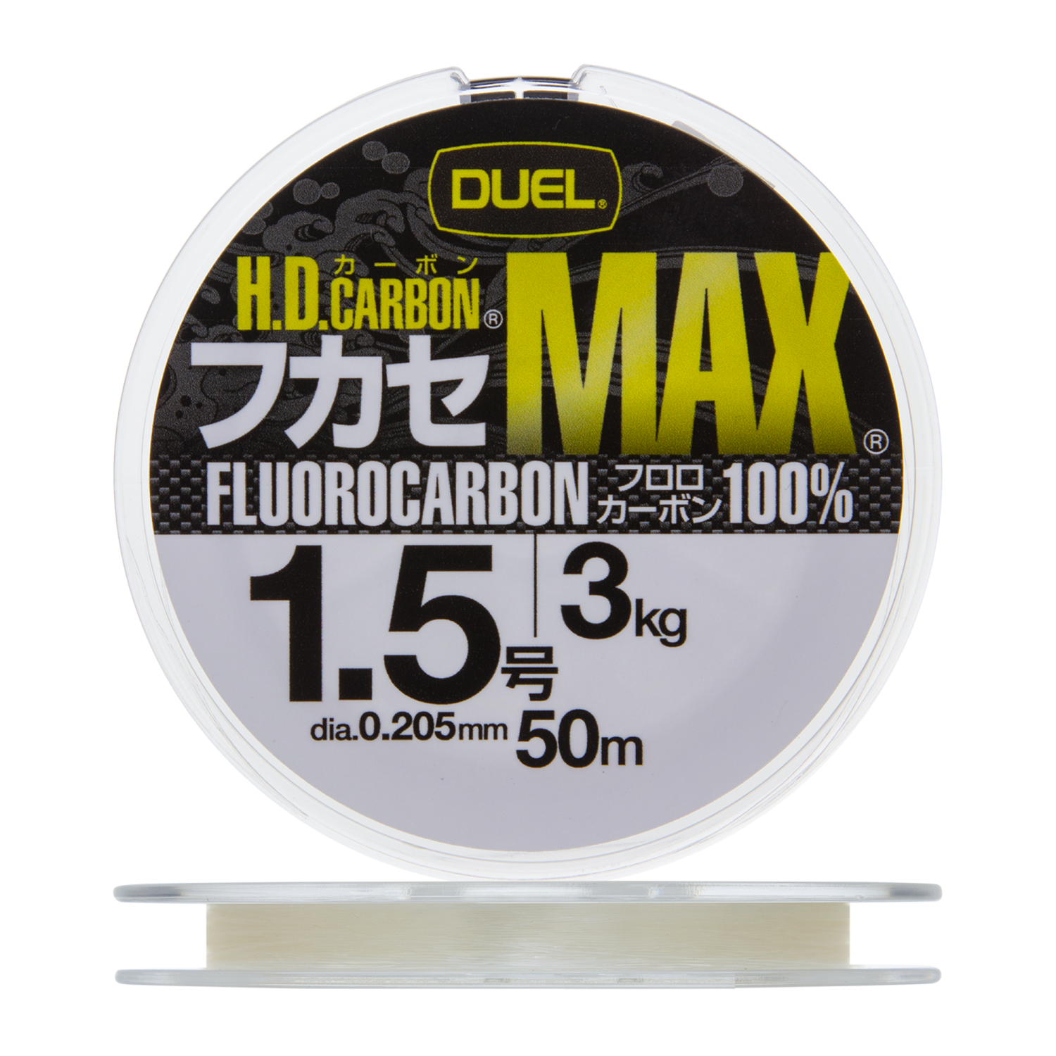 Флюорокарбон Duel H.D. Carbon Max Fluorocarbon 100% #1,5 0,205мм 50м (clear)