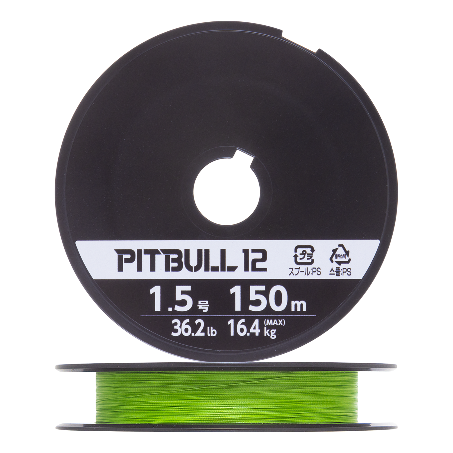 Шнур плетеный Shimano Pitbull 12 #1,5 0,205мм 150м (lime green)