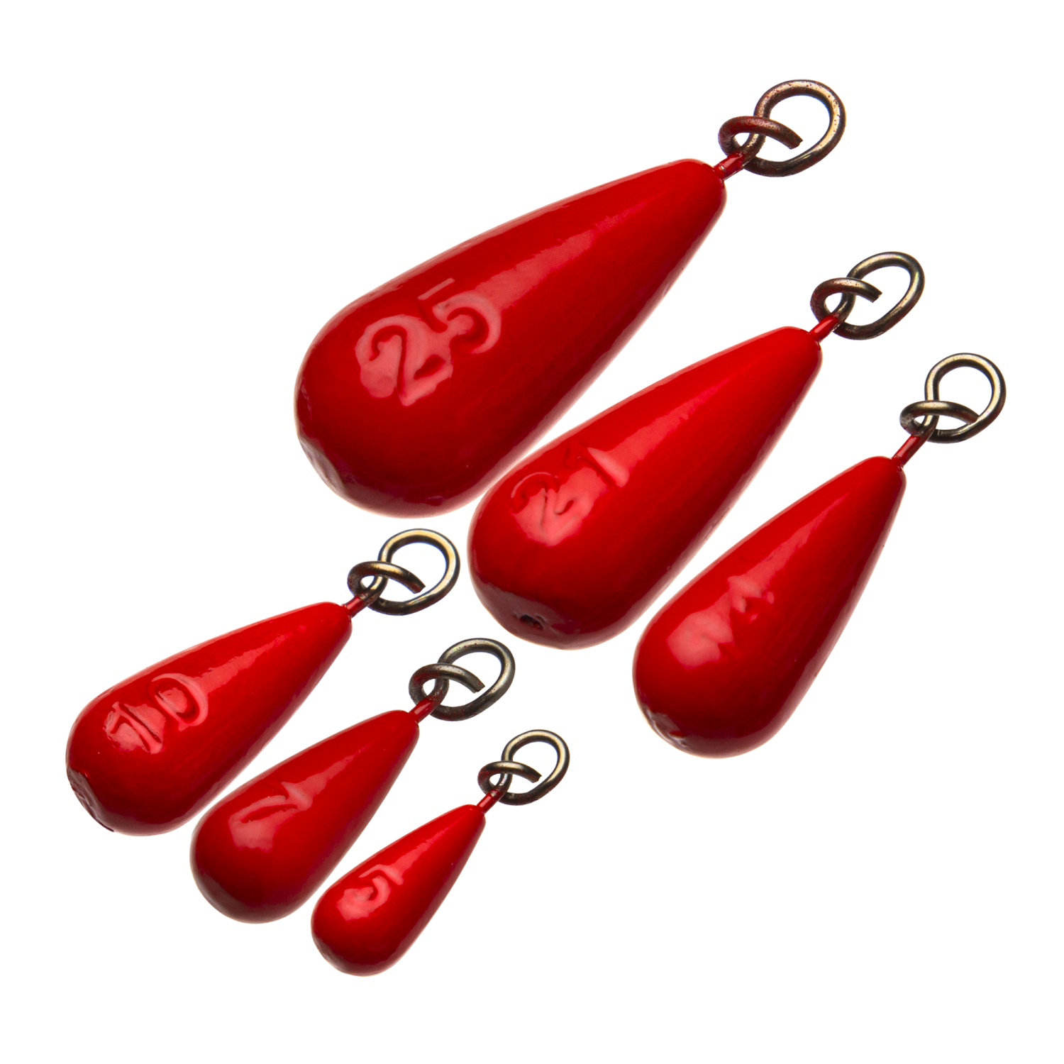 Груз быстросъемный JS Stinger Drop Mix #Красный - 2 рис.