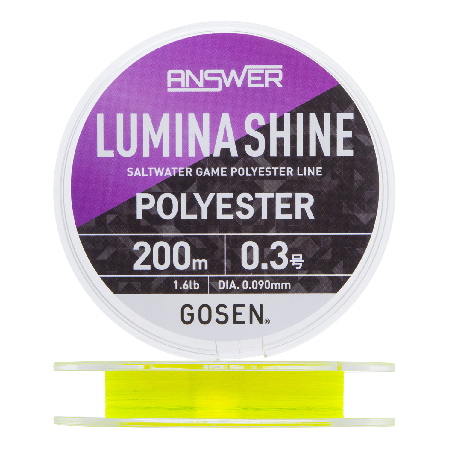 Эстер Gosen Answer Lumina Shine #0,3 0,090мм 200м (yellow)