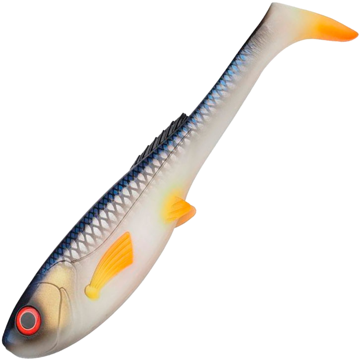 Приманка силиконовая Abu Garcia Beast Slim Paddle Tail New 21см #Roach