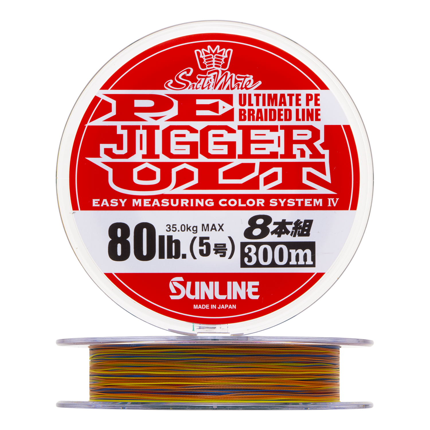 Шнур плетеный Sunline Pe Jigger Ult 8 braid #5,0 0,370мм 300м (multicolor)