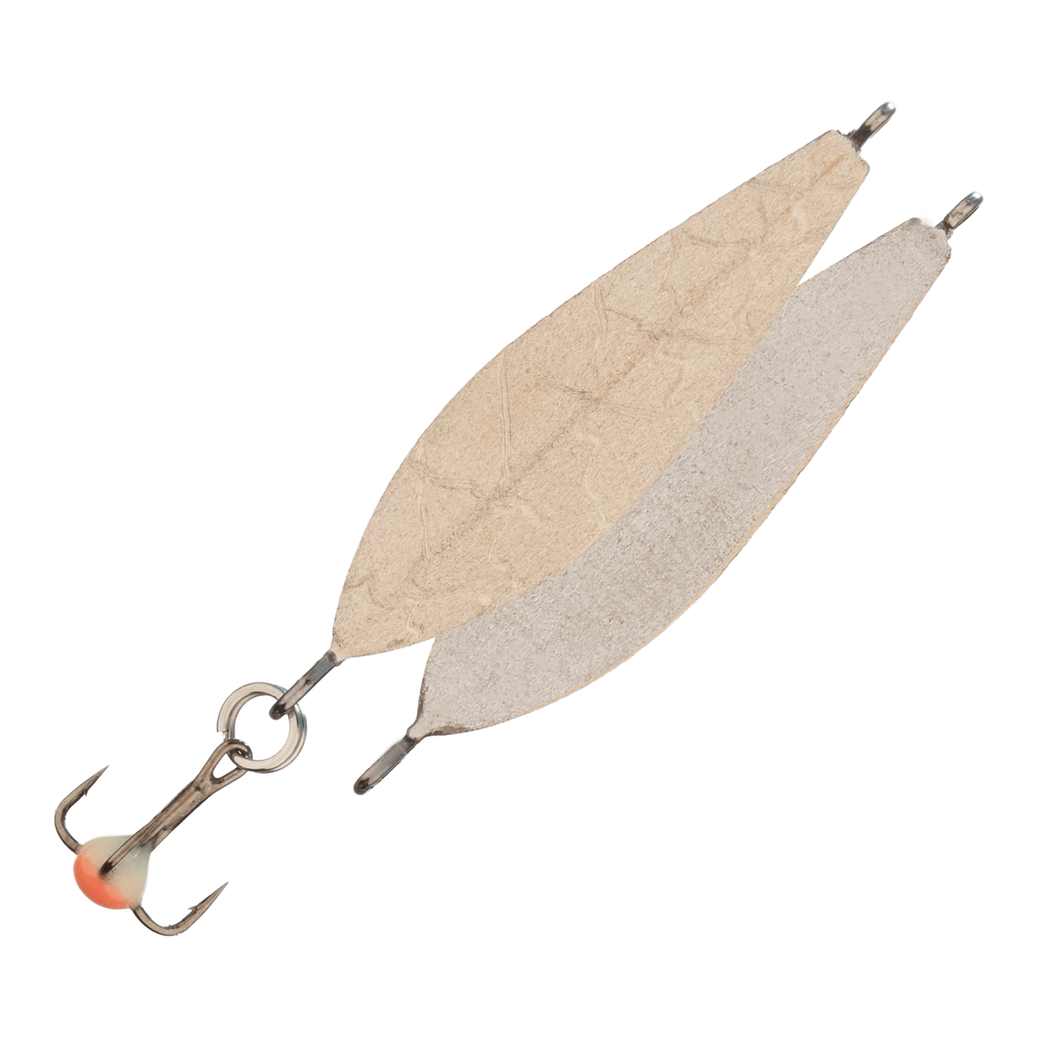 Блесна зимняя MF Маралистик Slim 3,6см #мельхиор