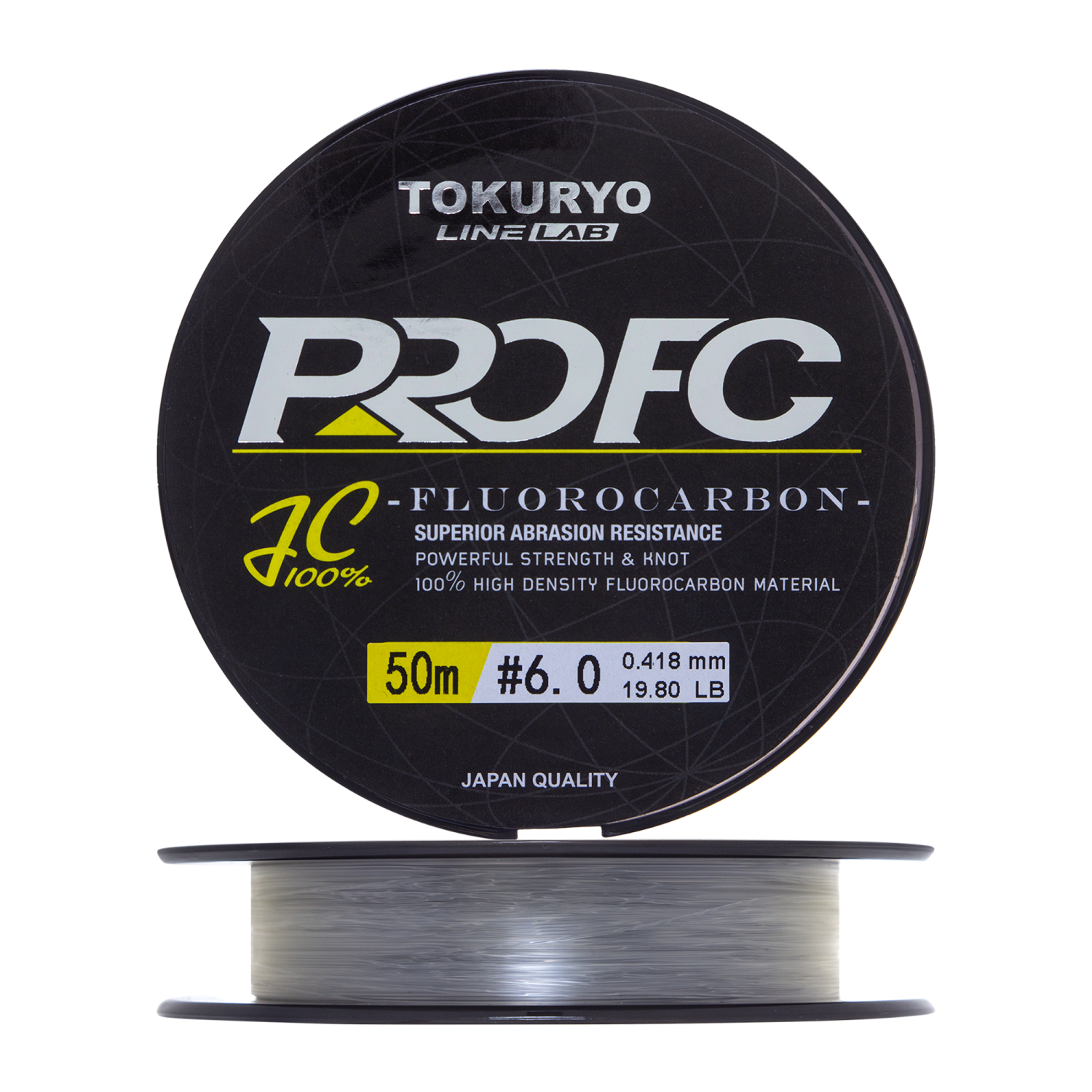 Флюорокарбон Tokuryo Fluorocarbon Pro FC #6,0 0,418мм 50м (clear)