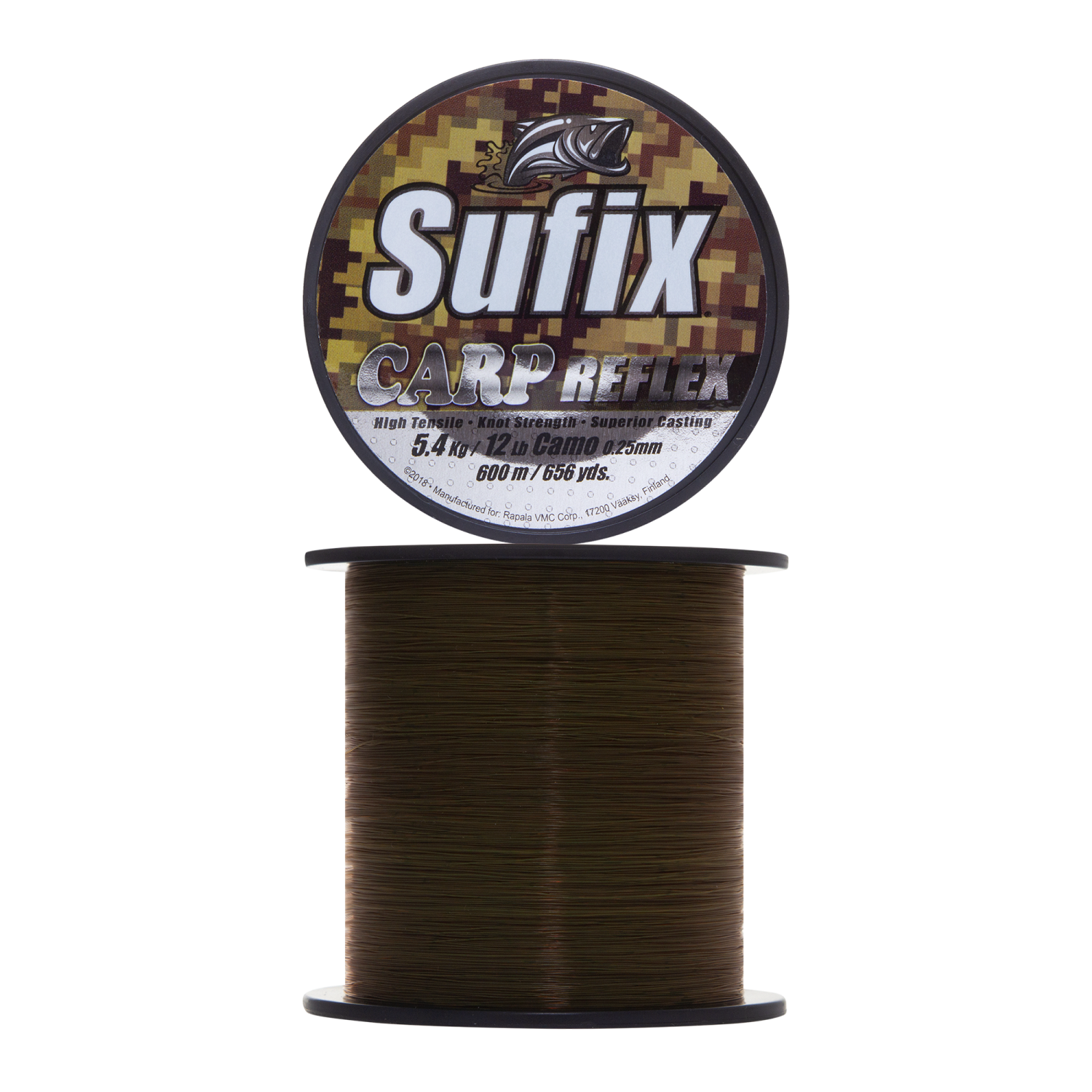 Леска монофильная Sufix Carp Reflex 0,25мм 600м (camo)