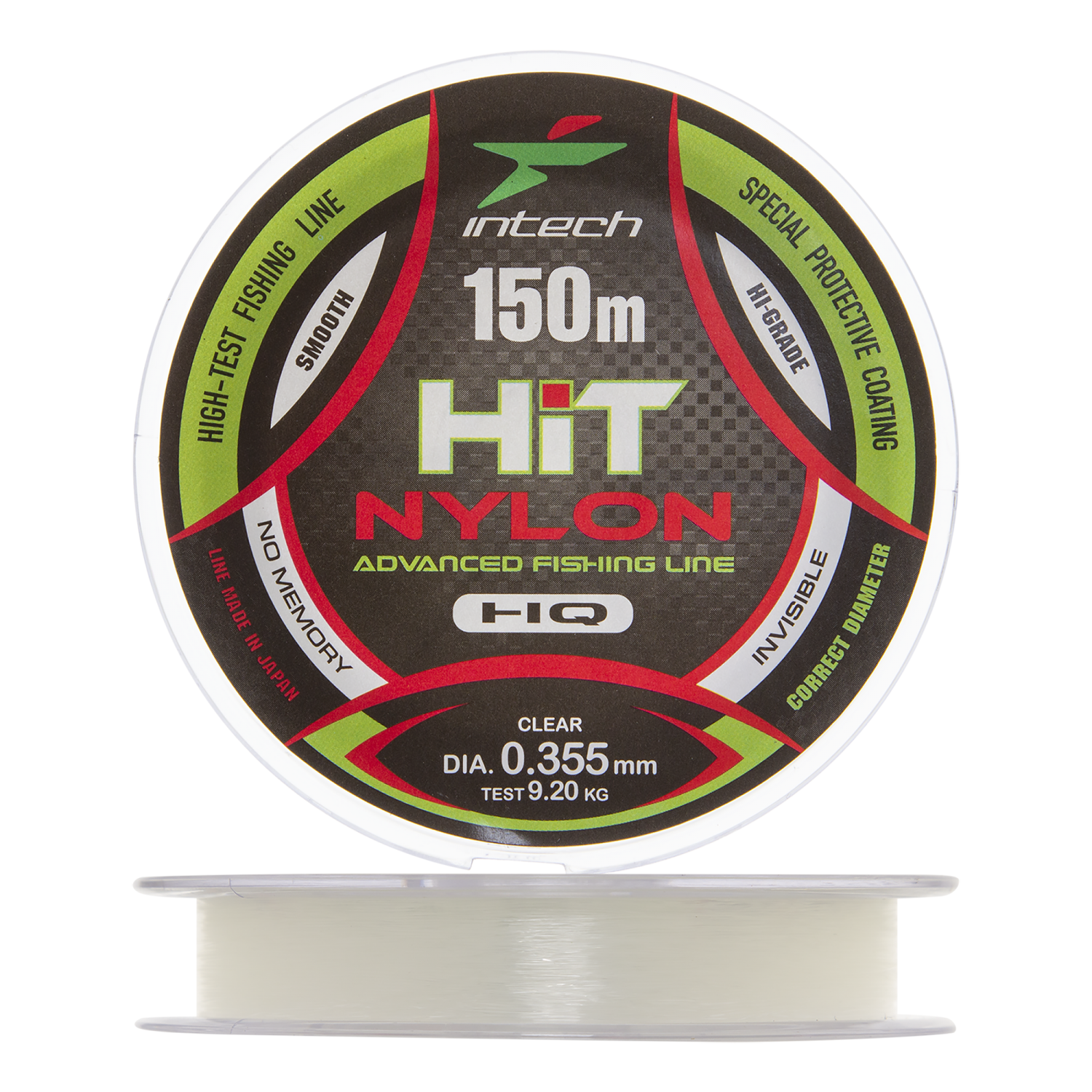 Леска монофильная Intech Hit Nylon 0,355мм 150м (clear)