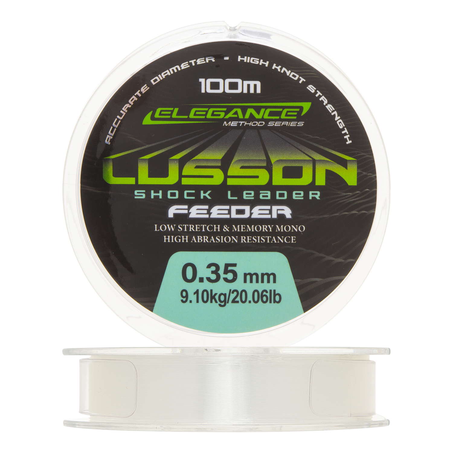Леска монофильная Elegance Method Lusson Shock Leader Feeder 0,35мм 100м (clear)