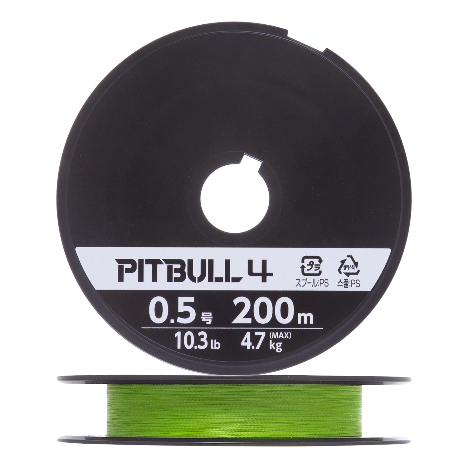 Шнур плетеный Shimano Pitbull 4 #0,5 0,117мм 200м (lime green)