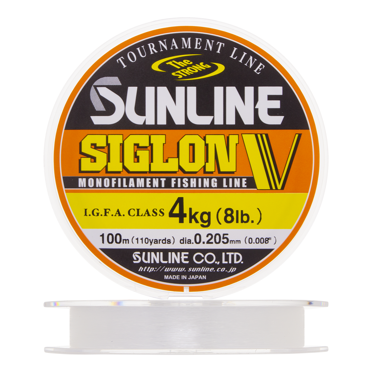 леска sunline siglon v new 100м x10 0 205mm 4kg 8lb Леска монофильная Sunline Siglon V #1,5 0,205мм 100м (clear)