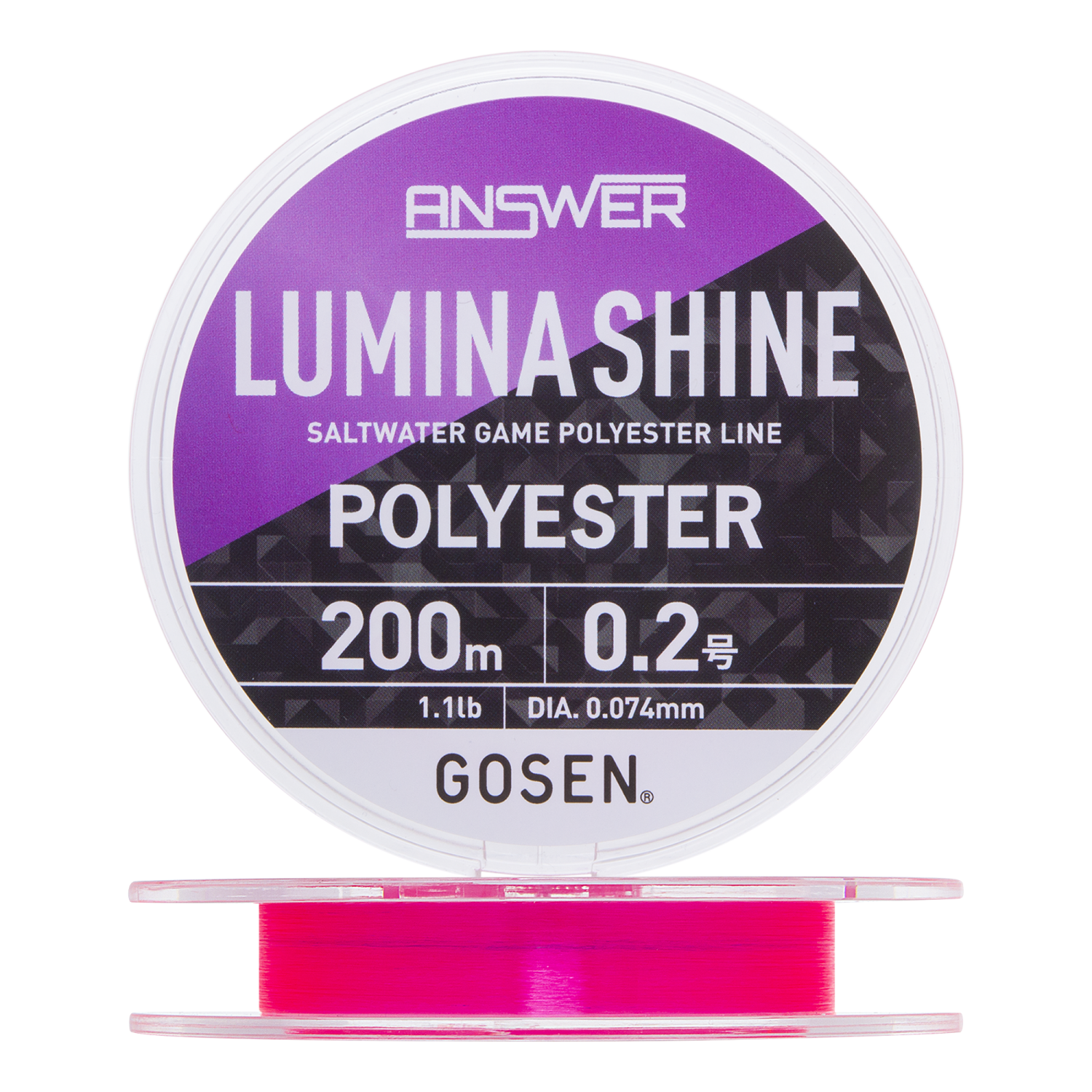 Эстер Gosen Answer Lumina Shine #0,2 0,074мм 200м (pink)