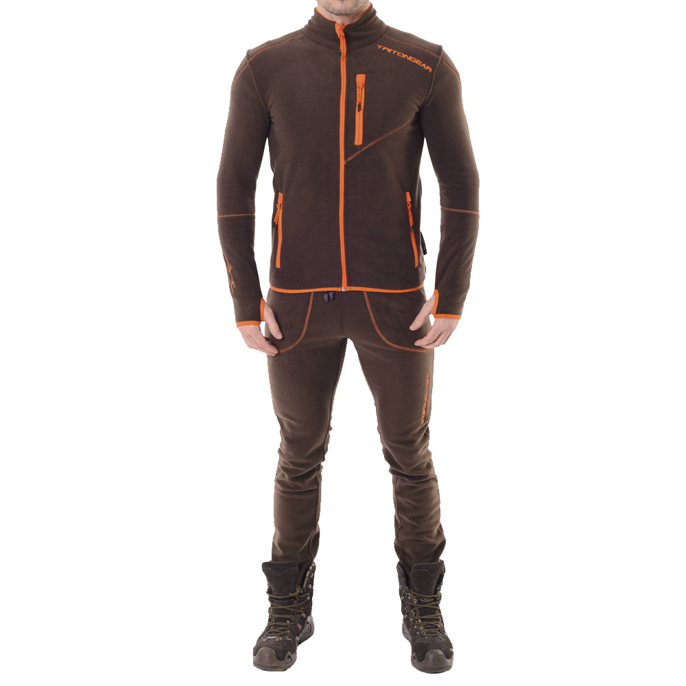 Костюм флисовый Tritongear Rich 52-54/170-176 коричневый