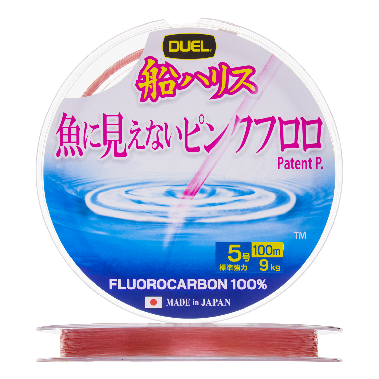 Флюорокарбон Duel Pink Fluorocarbon Fish Cannot See #5,0 0,370мм 100м (stealthpink)