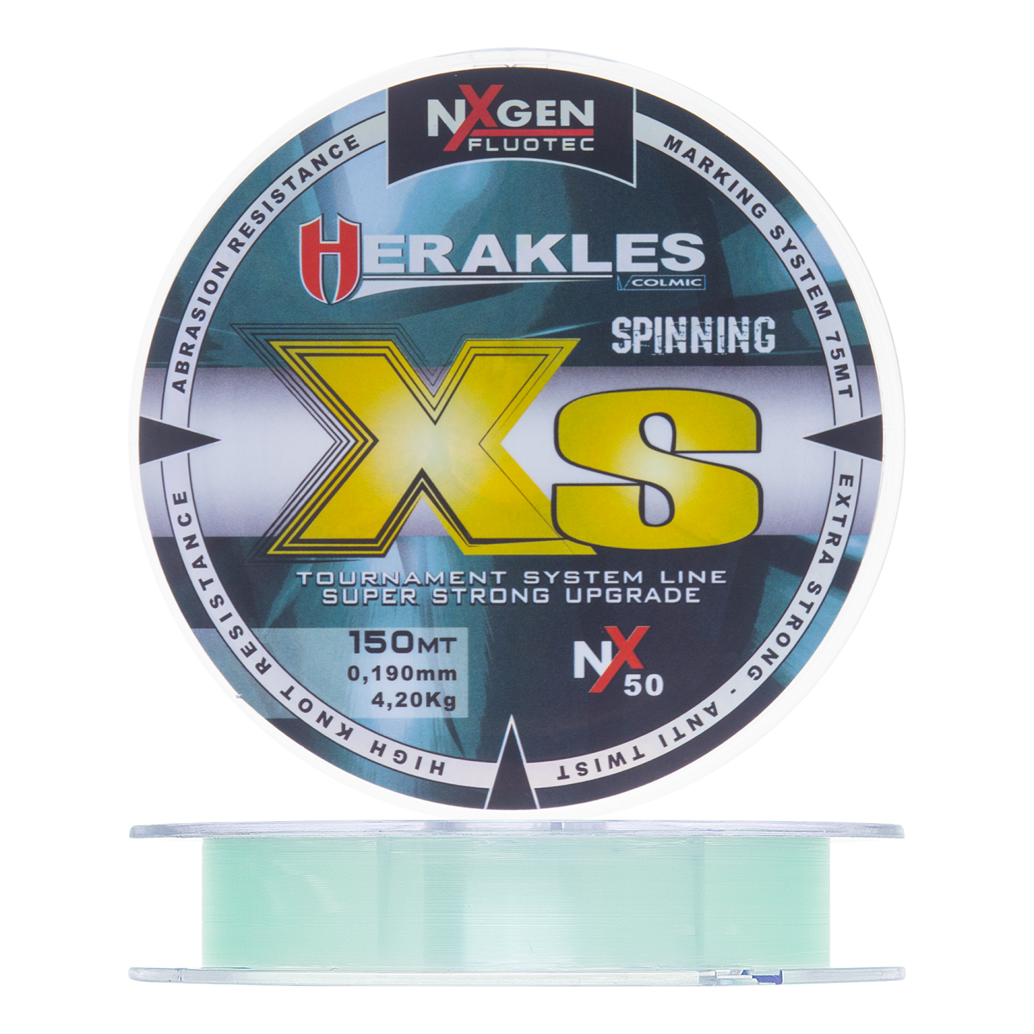 Леска монофильная Colmic Herakles XS Spinning 0,19мм 150м (light green)