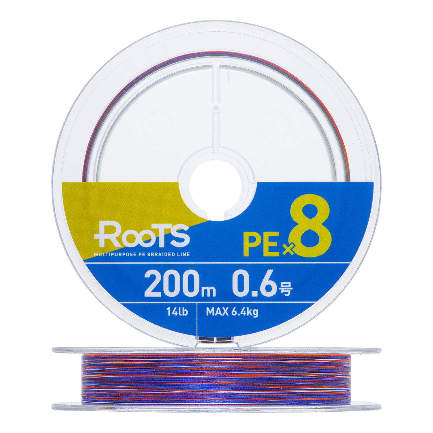 Шнур плетеный Gosen Roots PE X8 #0,6 14Lb 200м (multicolor)