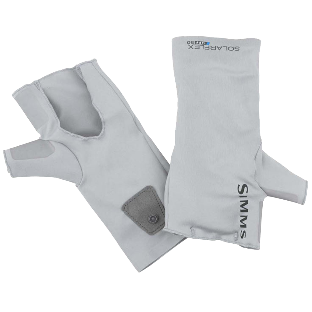 Перчатки Simms SolarFlex No-Finger SunGlove L-XL Ash