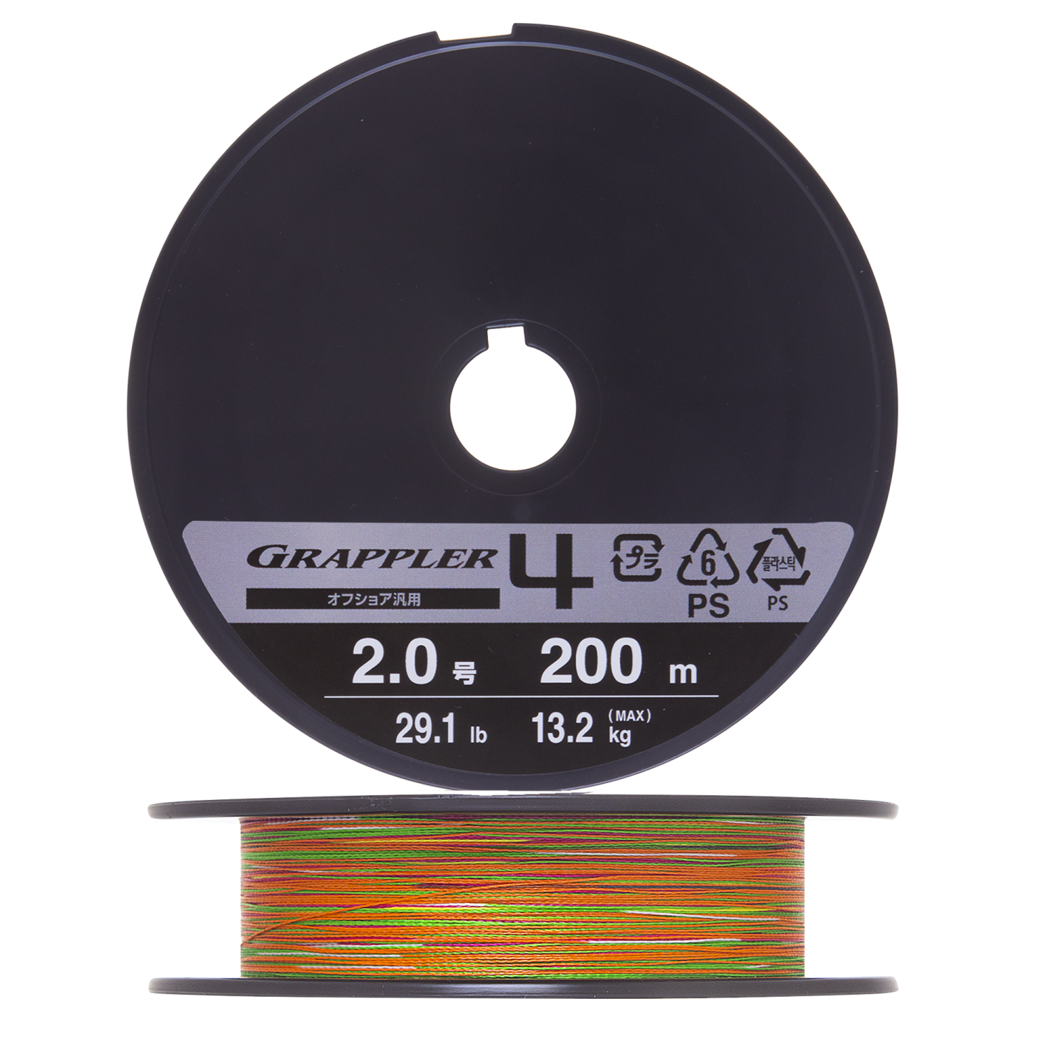 Шнур плетеный Shimano Grappler 4 PE #2,0 0,235мм 200м (5color)