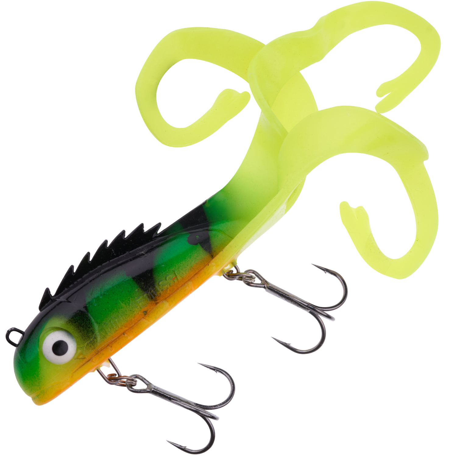 Приманка силиконовая Chaos Tackle Medussa Mini #Firetiger - 2 рис.