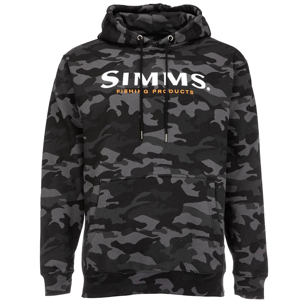 Толстовка Simms Logo Hoody 2XL Woodland Camo Carbon