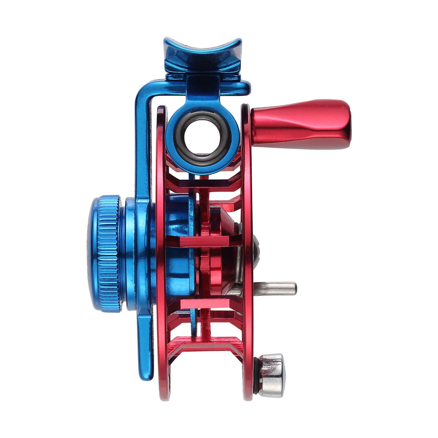 Катушка инерционная Higashi HI-85S Blue/Red