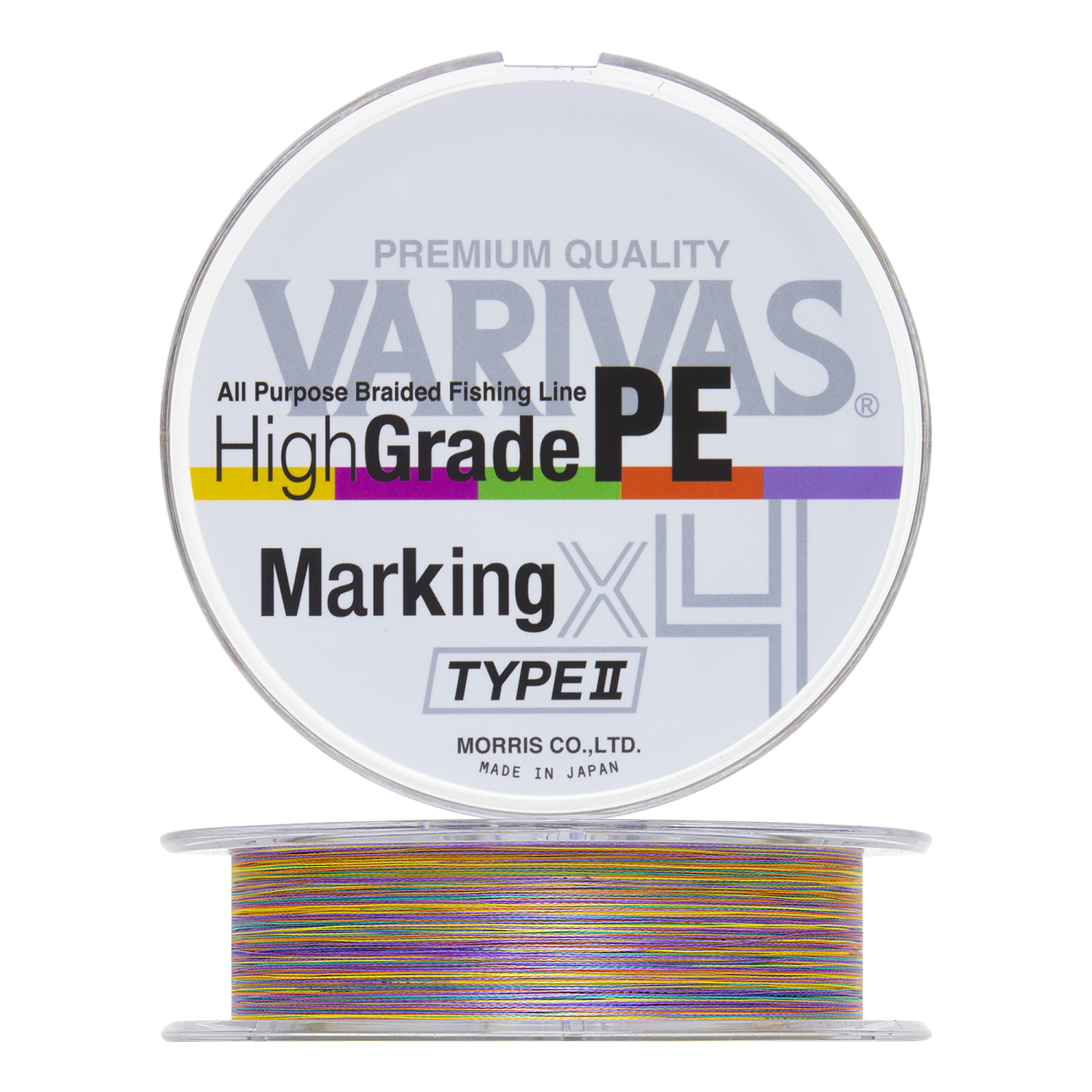 Шнур плетеный Varivas High Grade PE X4 Marking Type II #0,6 0,128мм 150м (multicolor)