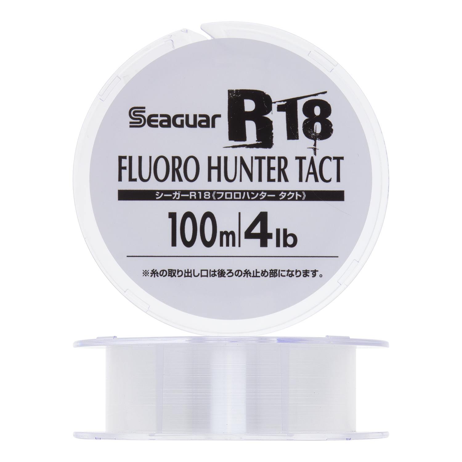 Флюорокарбон Seaguar R18 Fluoro Hunter Tact 4Lb #1,0 0,165мм 100м (clear)