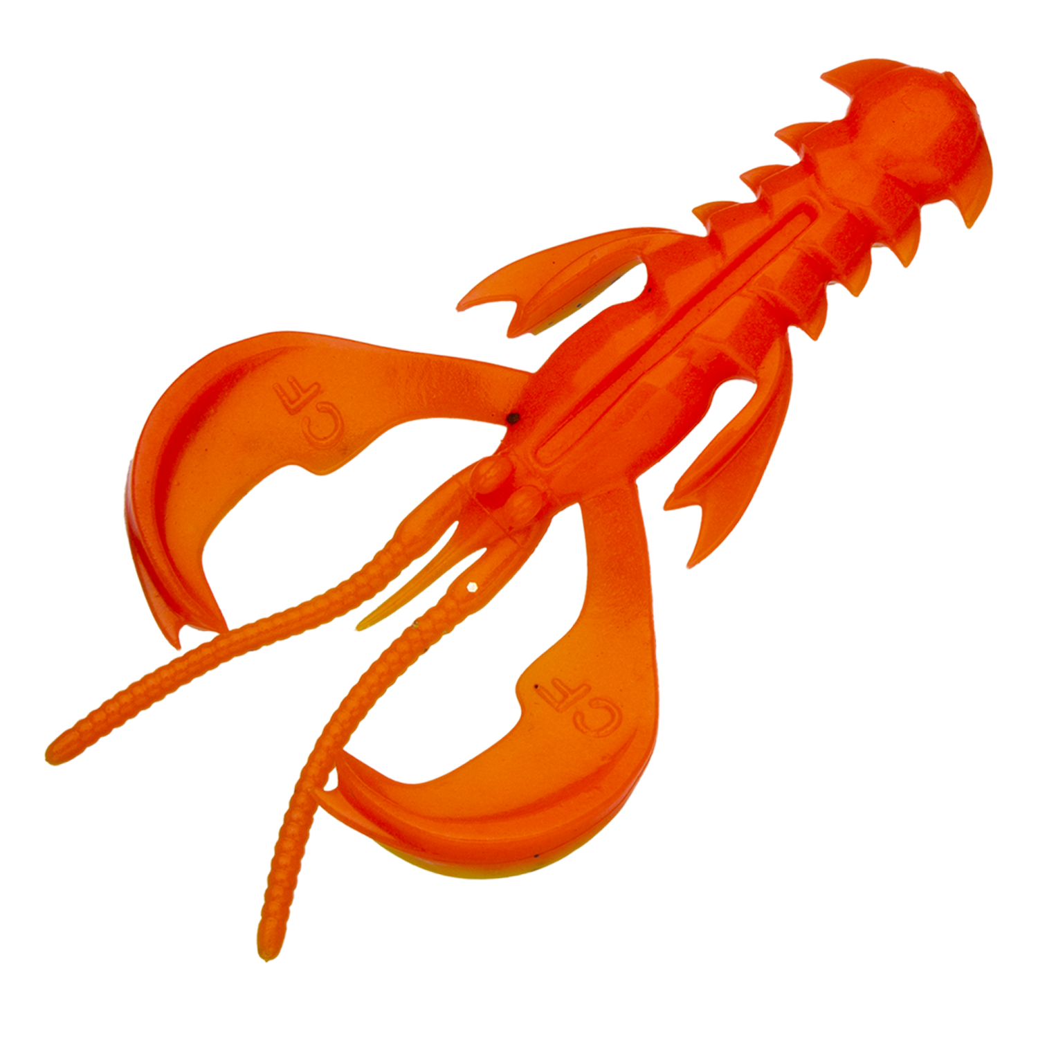 Приманка силиконовая Crazy Fish Nimble 2" F кальмар #15d Fire Orange