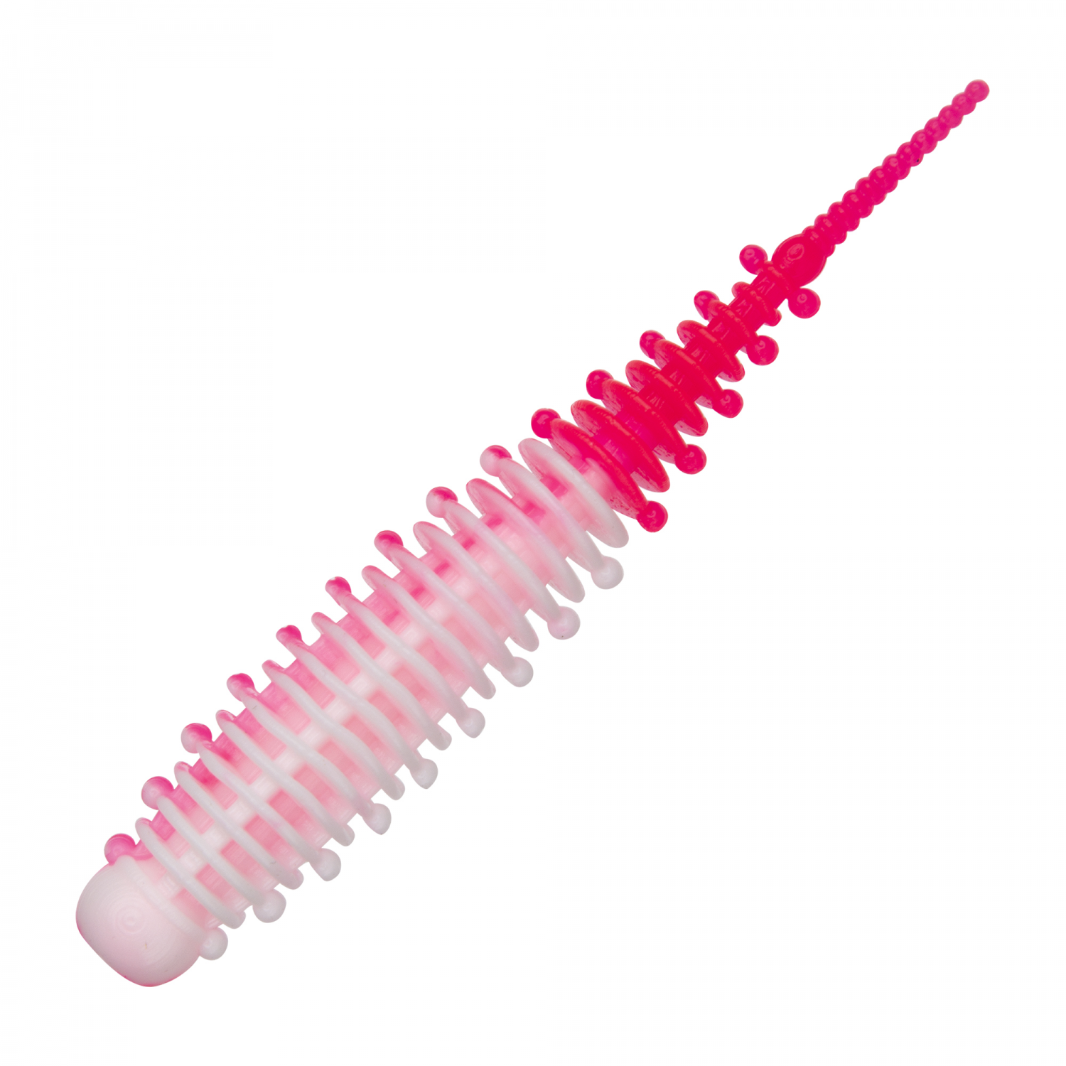 Приманка силиконовая Boroda Baits Mexer 110мм #Белый/Ярко-розовый