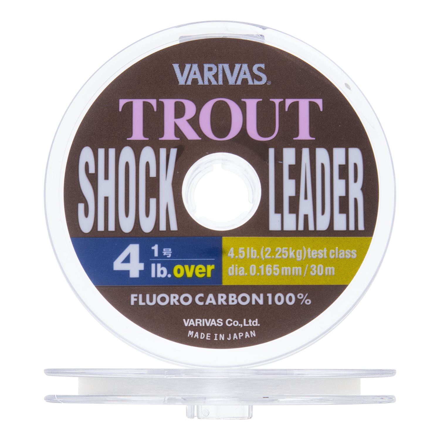 Флюорокарбон Varivas Trout Shock Leader Fluorocarbon #1,0 0,165мм 30м (natural clear)