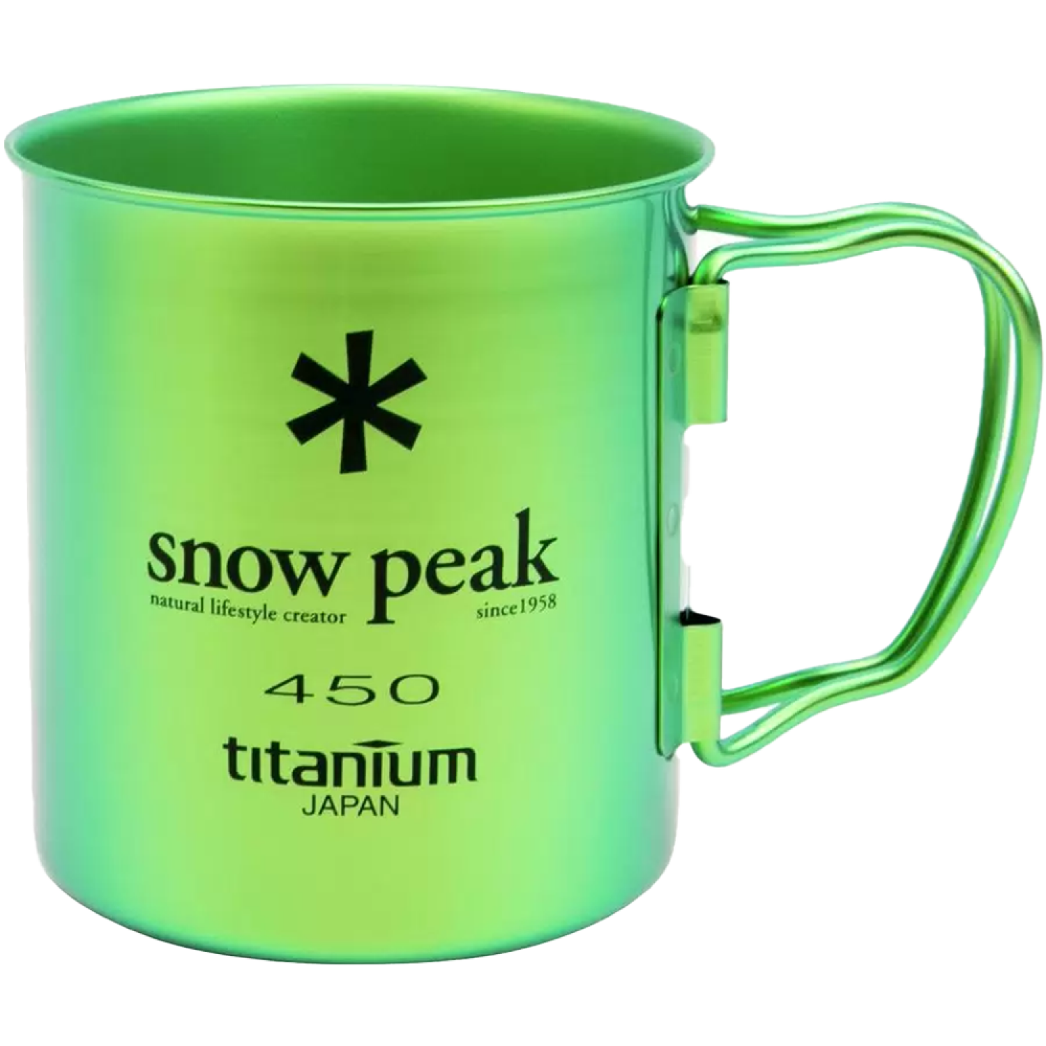 Кружка Snow Peak Ti-Single Cup 450 Green 10391₽