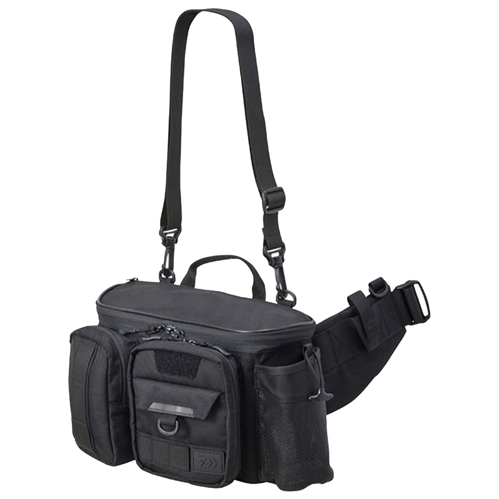 сумка daiwa hg shoulder bag c black Сумка поясная Daiwa HG Hip Bag LT (C) Black