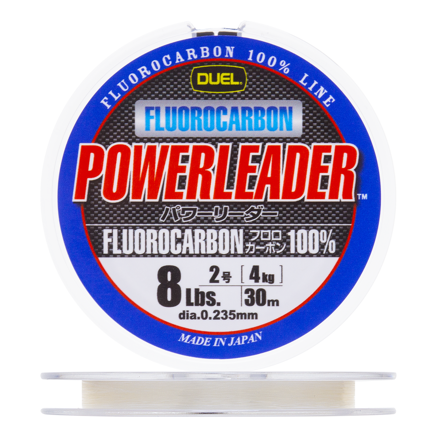 Флюорокарбон Duel Hardcore Powerleader FC Fluorocarbon 100% #2 0,235мм 30м (clear)