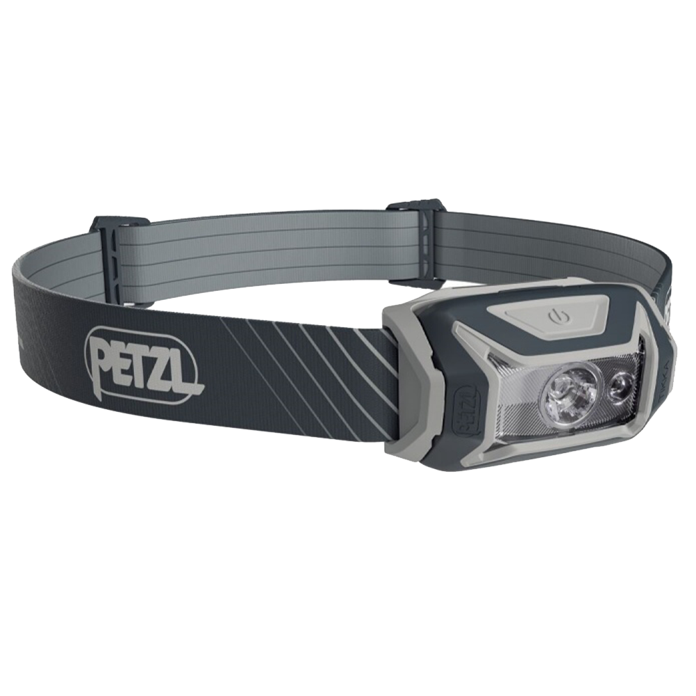 Фонарь налобный Petzl Tikka Core серый