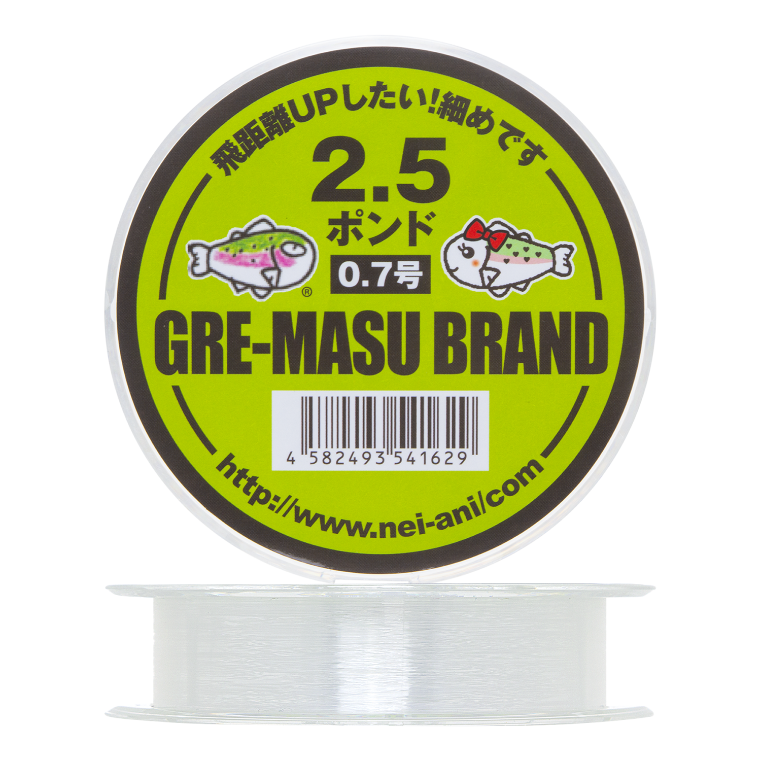 Леска монофильная Office Eucalyptus Gre-Masu Brand #0,8 3,0Lb 100м (clear)