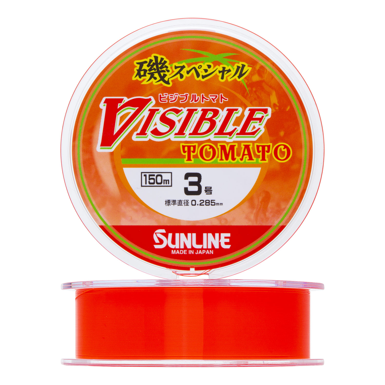 Леска монофильная Sunline Visible Tomato 30 0285мм 150м orange red 1830₽