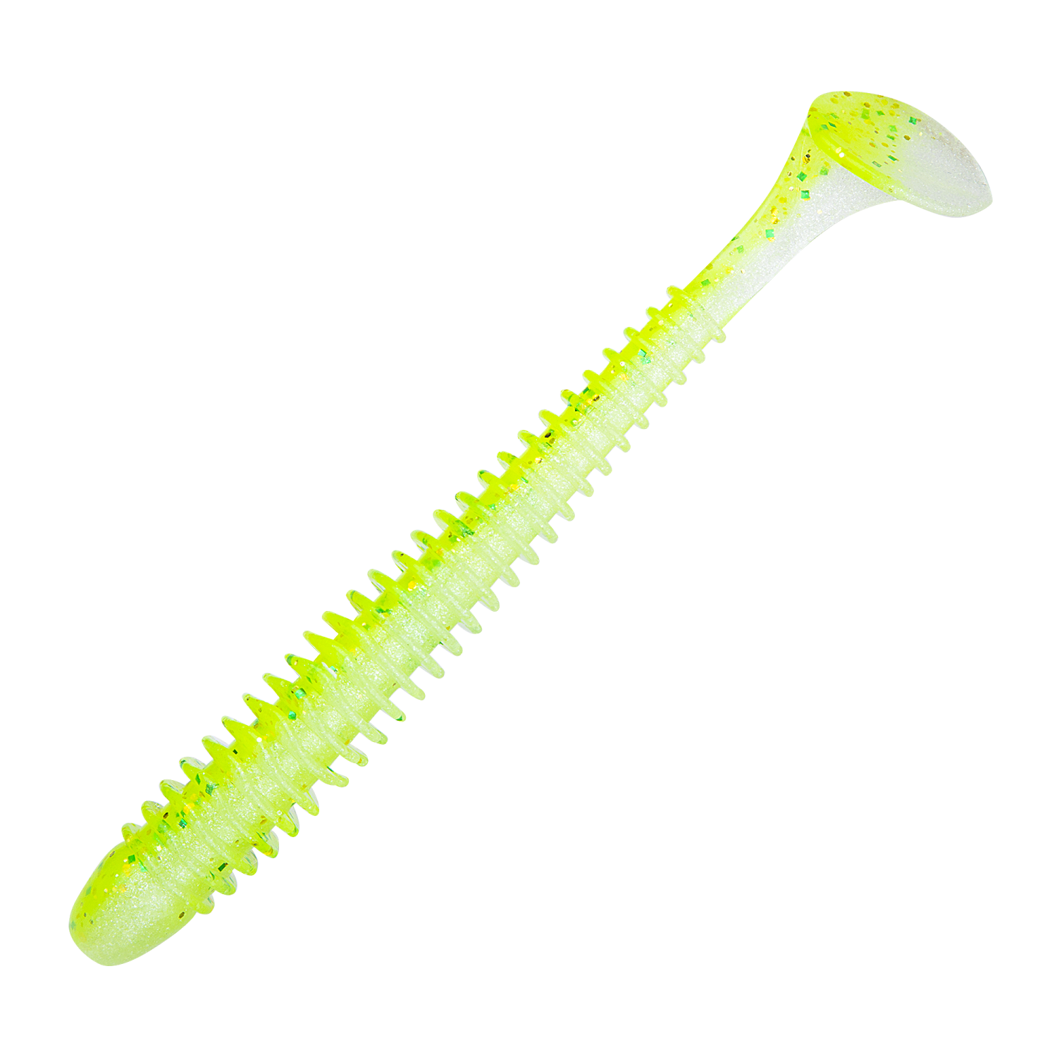 Приманка силиконовая Keitech Swing Impact 4,5" #PAL02 Lime Chart Shad - 2 рис.