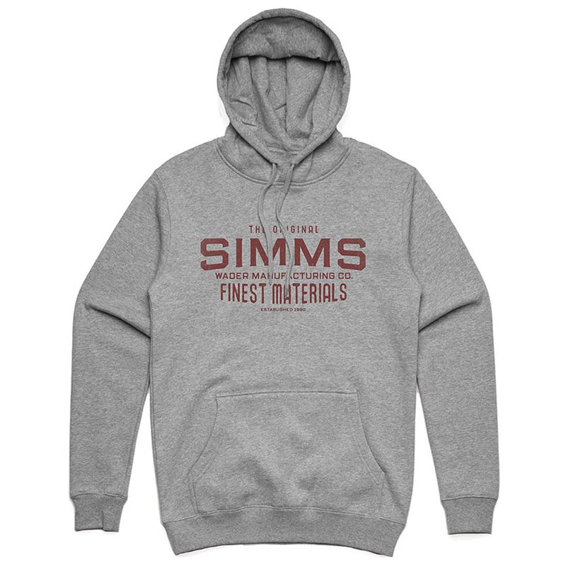 Толстовка Simms Wader Mfg Hoody S Gunmetal Heather