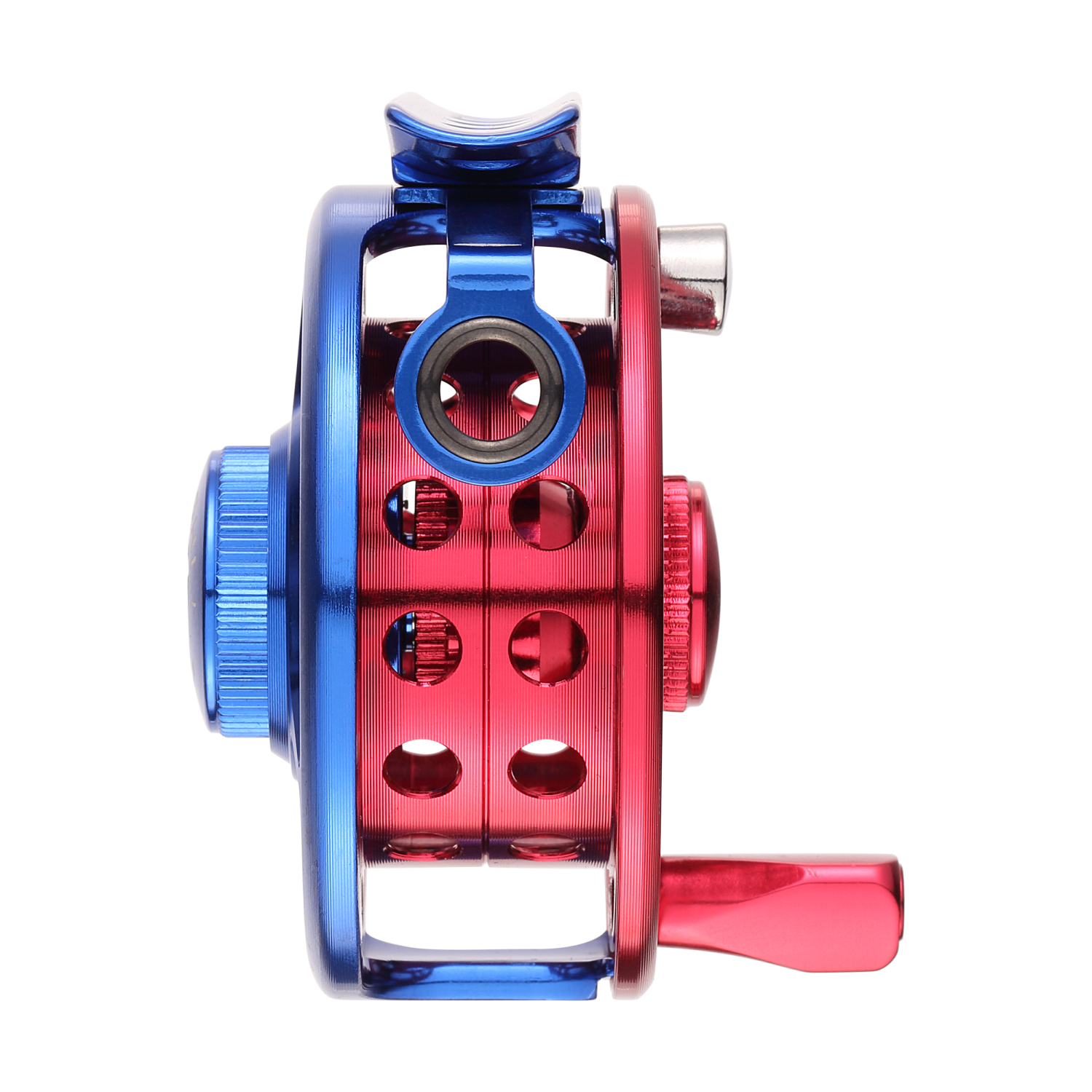 Катушка инерционная Higashi H-60 Blue/Red