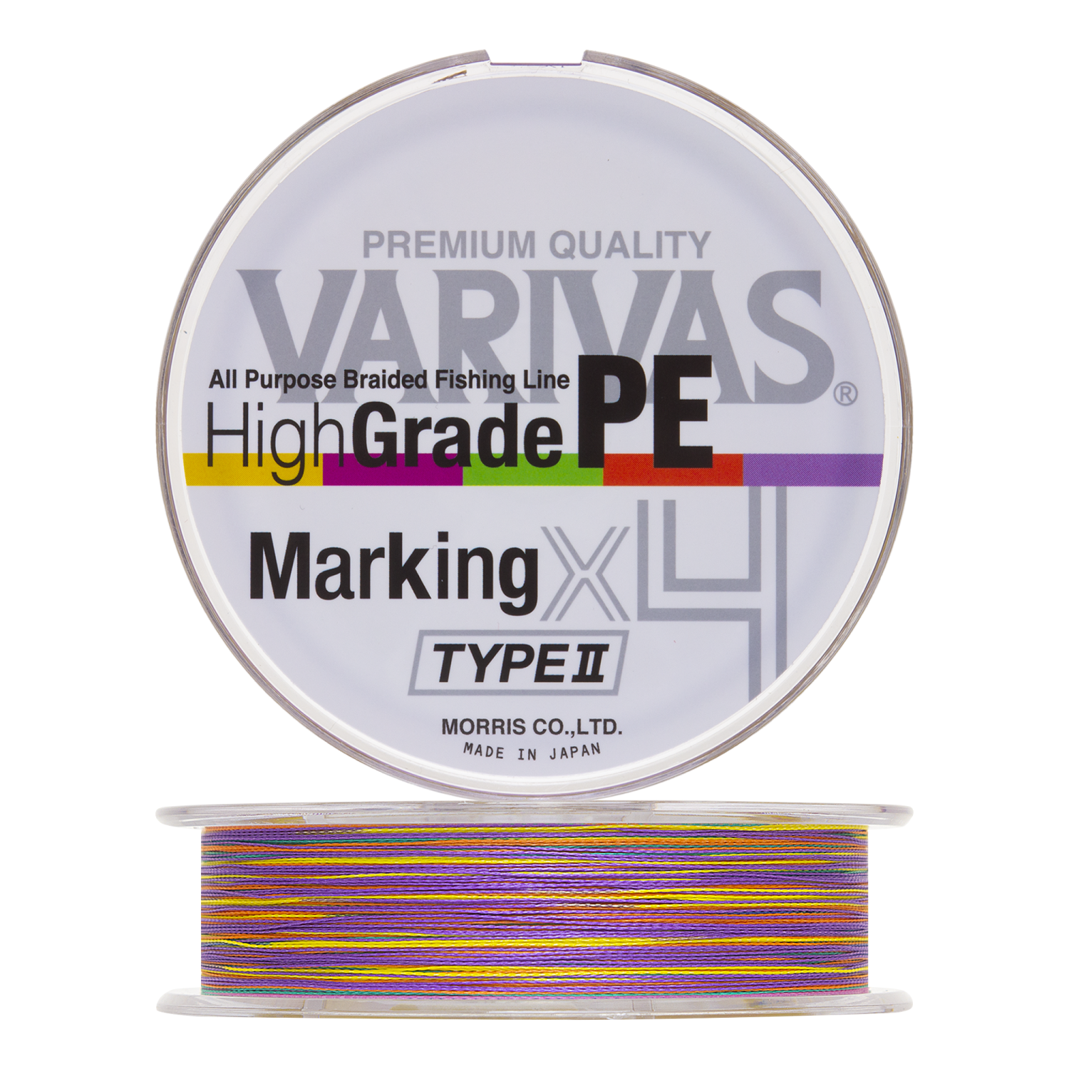 Шнур плетеный Varivas High Grade PE X4 Marking Type II #2 0,235мм 150м (multicolor)