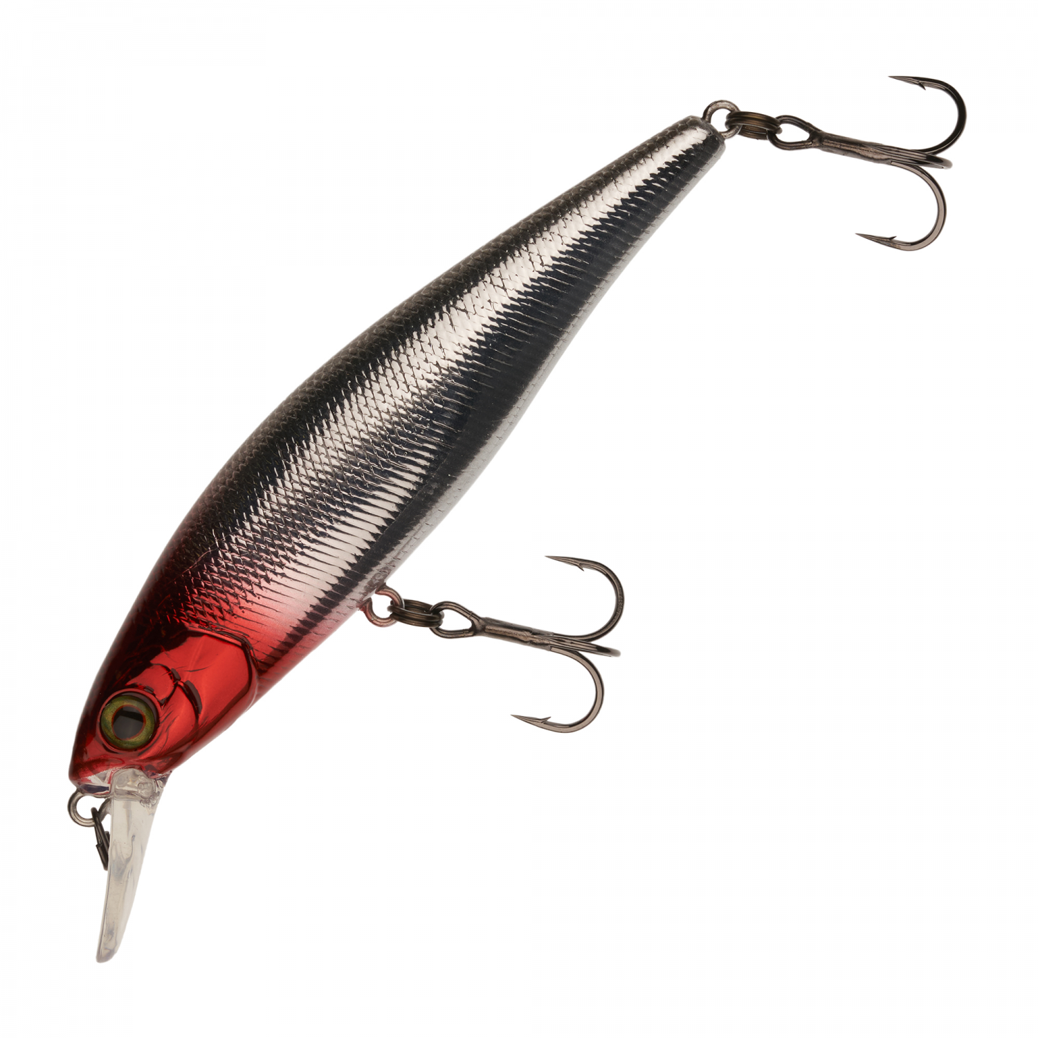 Воблер Jackall Squad Minnow 95 SP #Hl Silver Red Head - 2 рис.