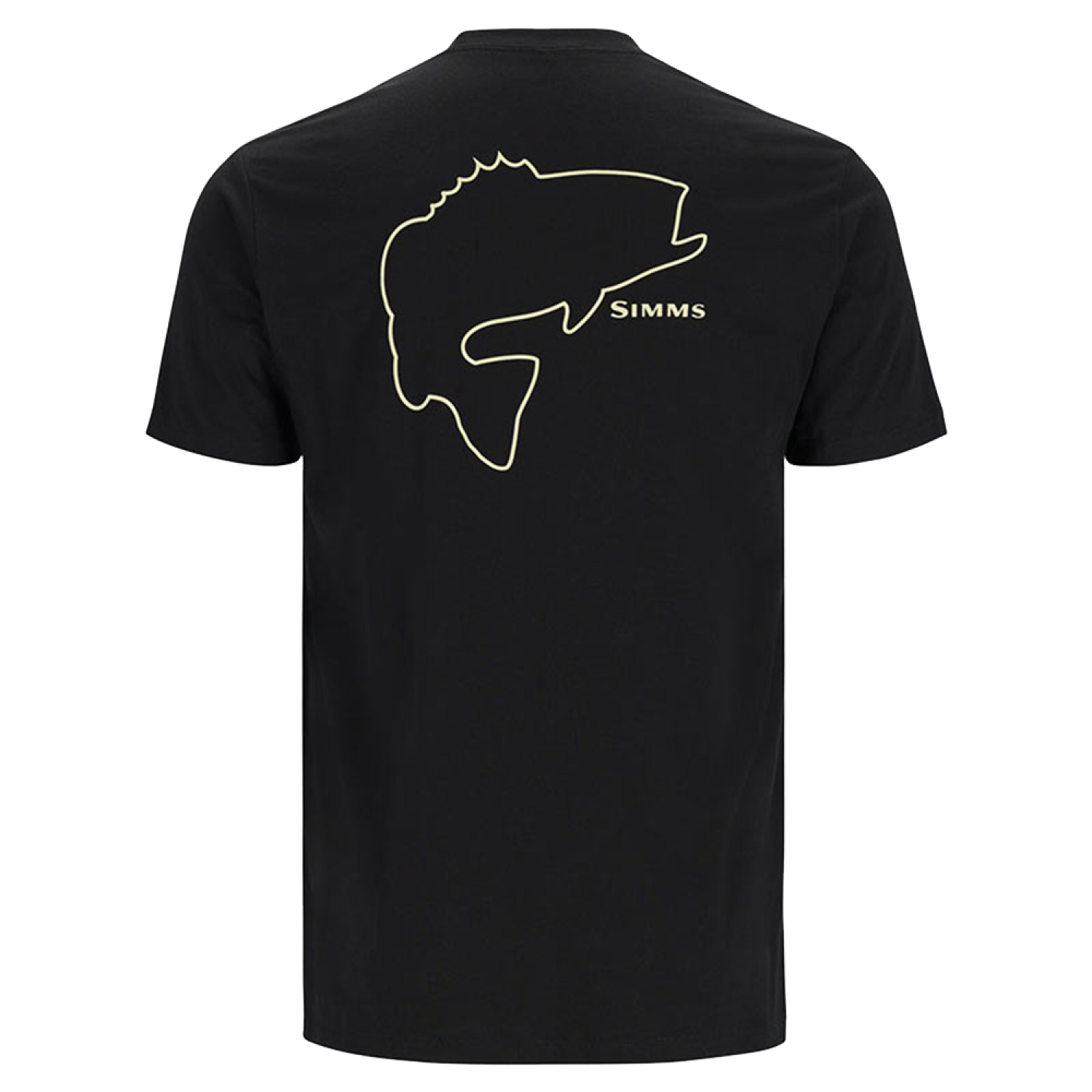 Футболка Simms Bass Outline T-Shirt XL Black