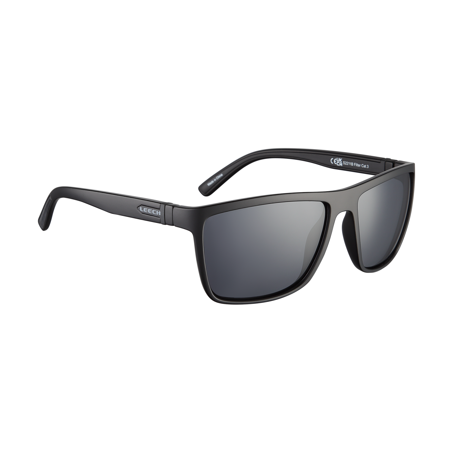 Очки солнцезащитные поляризационные Leech Eyewear ATW6 Black