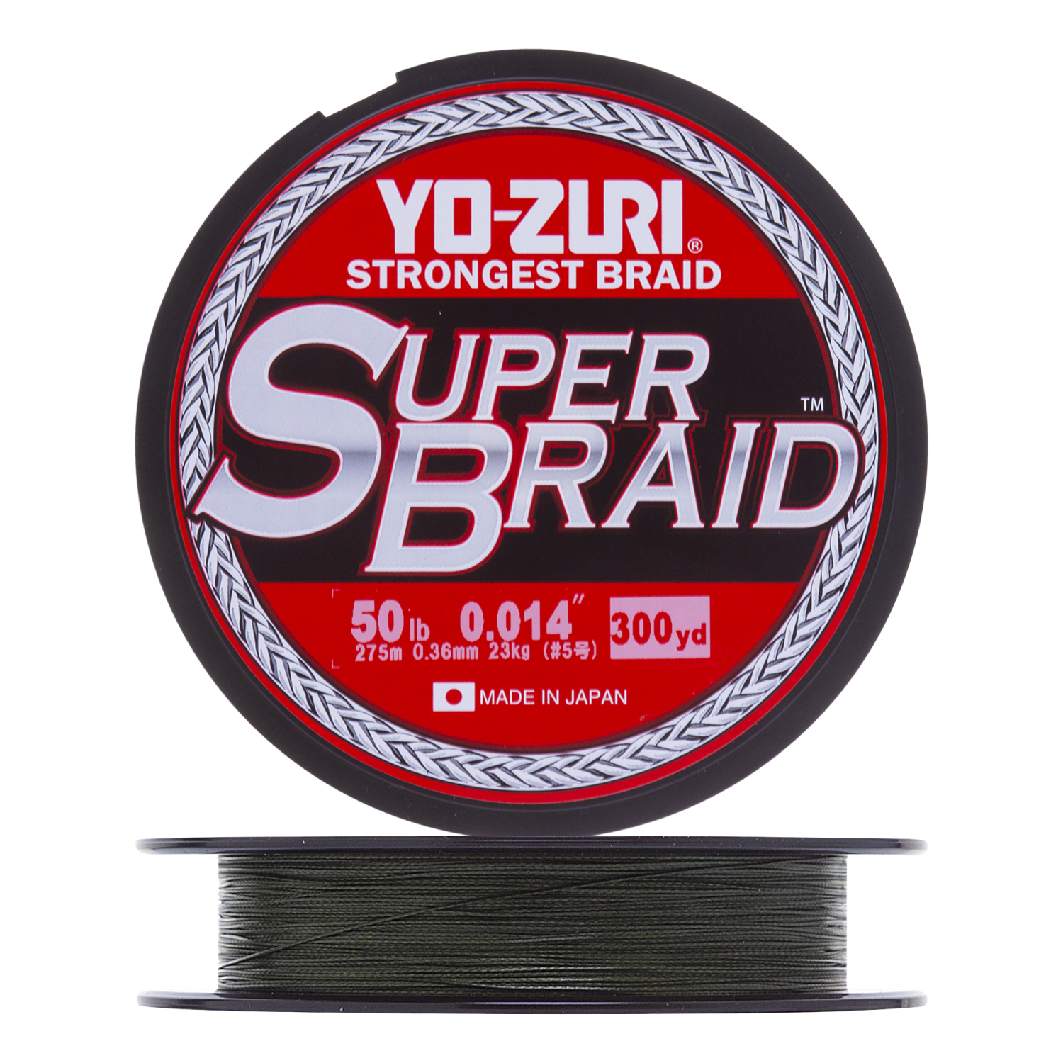 Yo-Zuri SuperBraid Line - Dark Green - 50 lb.